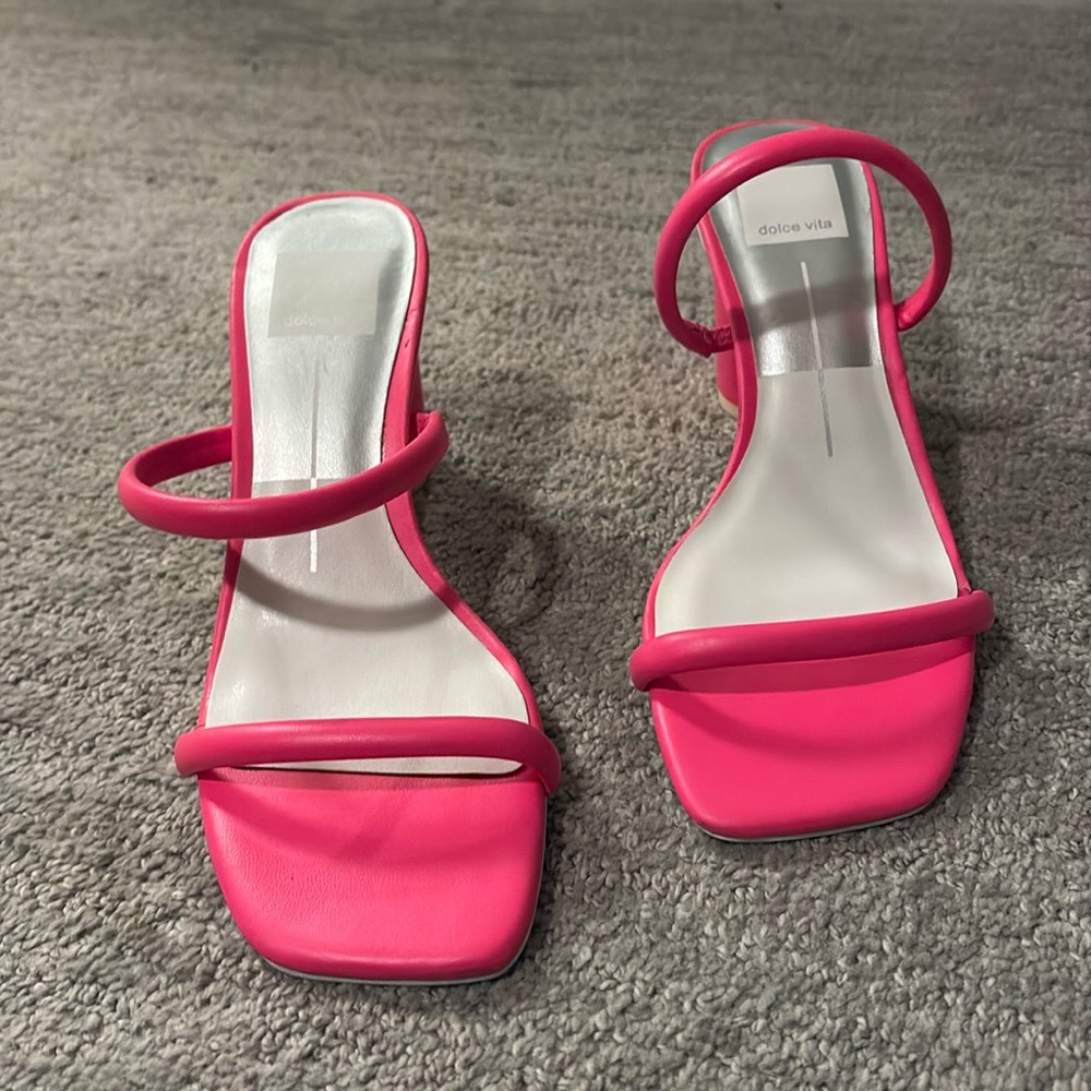 Dolce Vita Hot Pink Block Heels